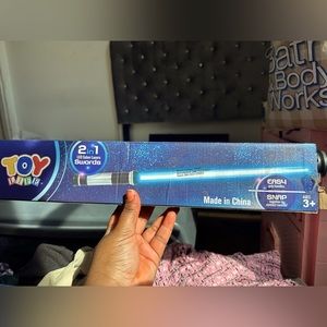 2 IN 1!!!! LED SABERS LASERS!!